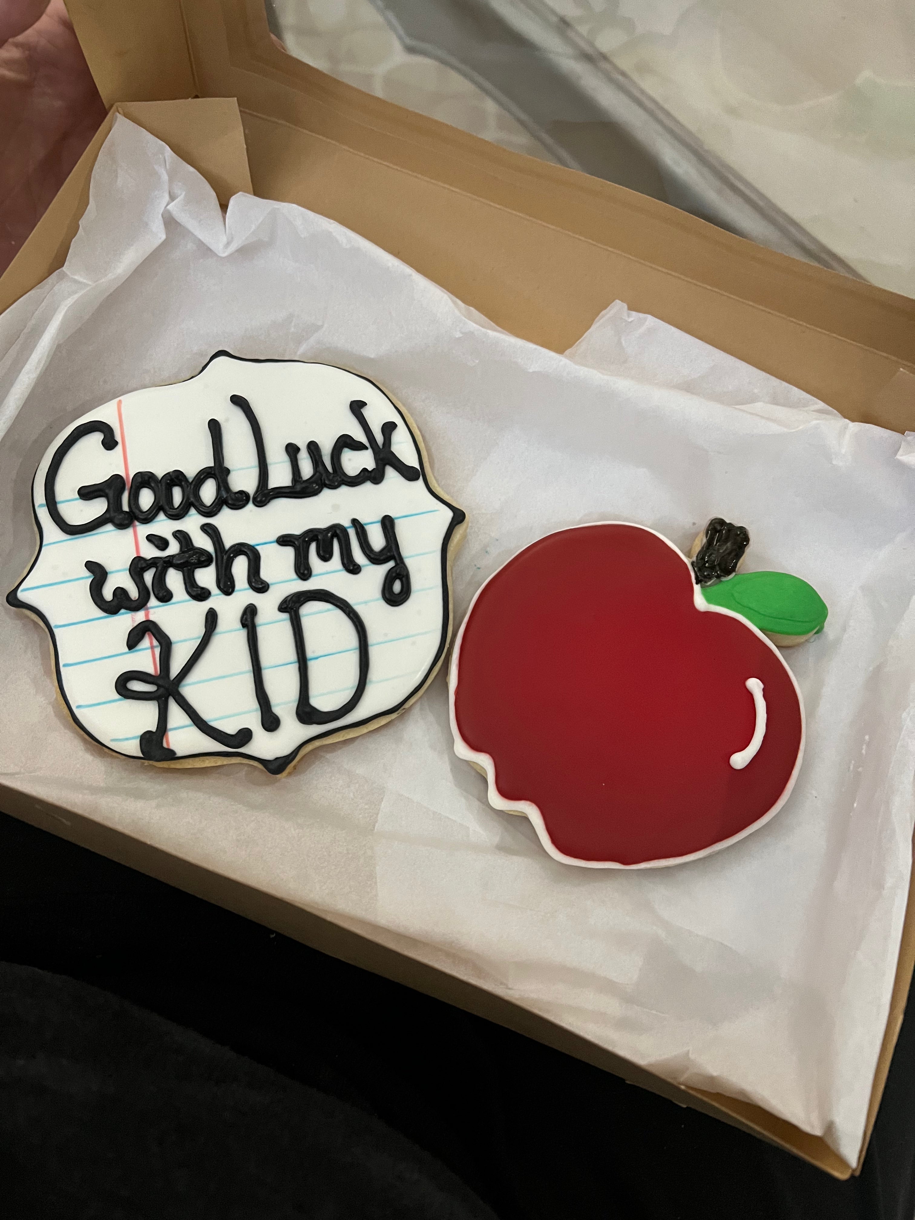 Back to School sugar cookies Buttermilk Bakery & Pie Shop