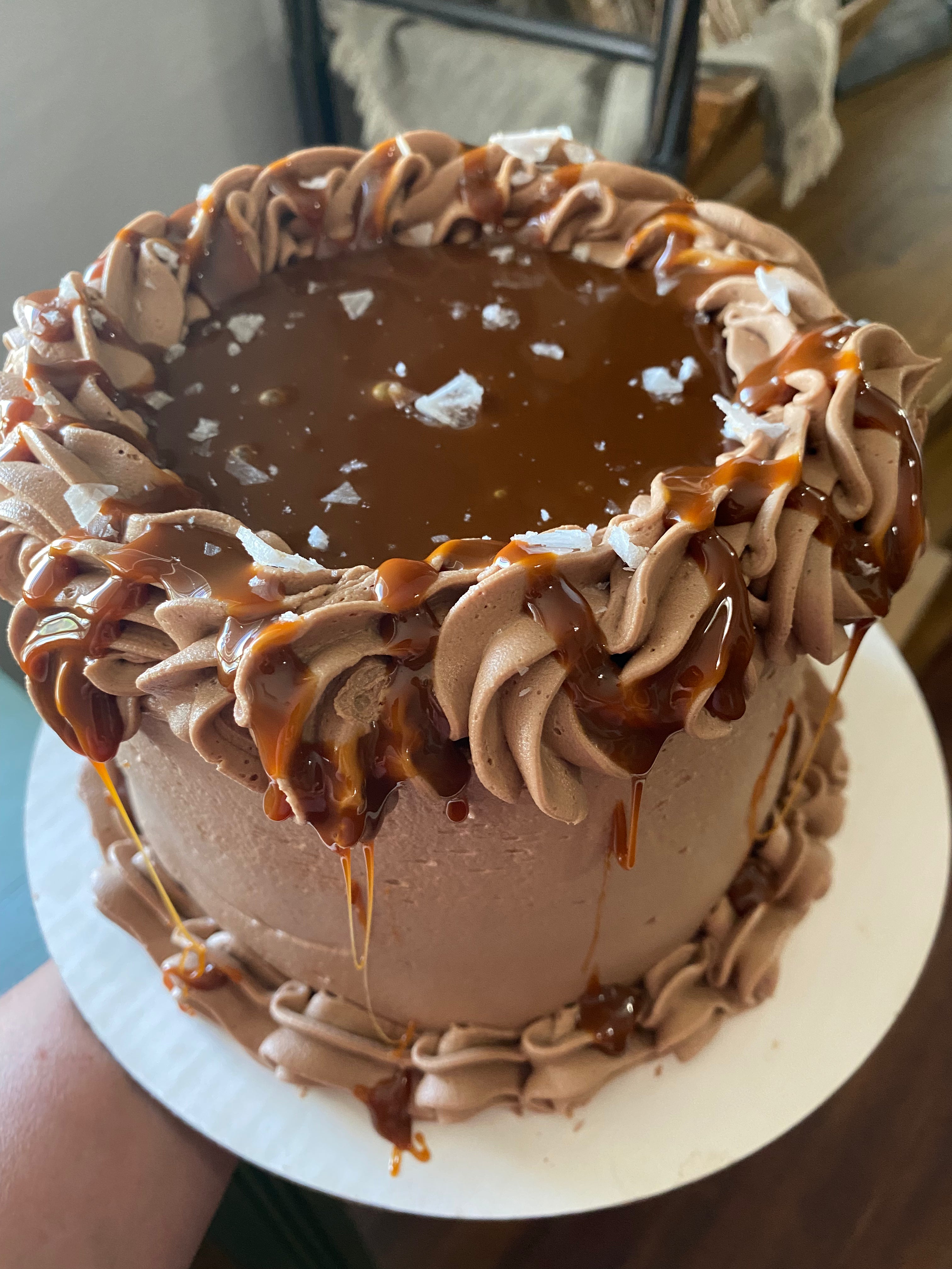 Chocolate Salted Caramel Layer Cake Buttermilk Bakery & Pie Shop